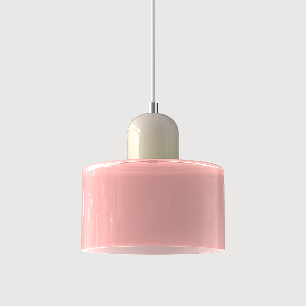 Lampe Pendante Bauhaus en Verre - Design Élégant avec Suspension Ajustable
