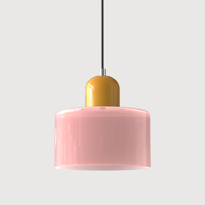 Lampe Pendante Bauhaus en Verre - Design Élégant avec Suspension Ajustable