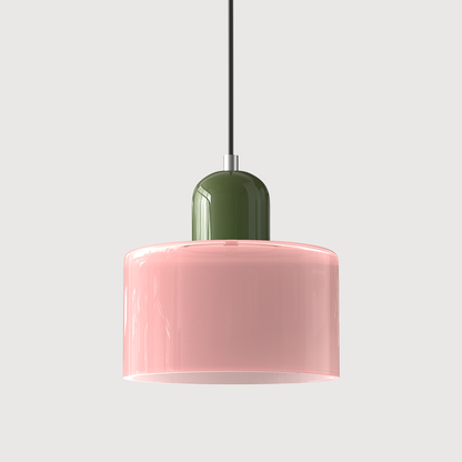 Lampe Pendante Bauhaus en Verre - Design Élégant avec Suspension Ajustable