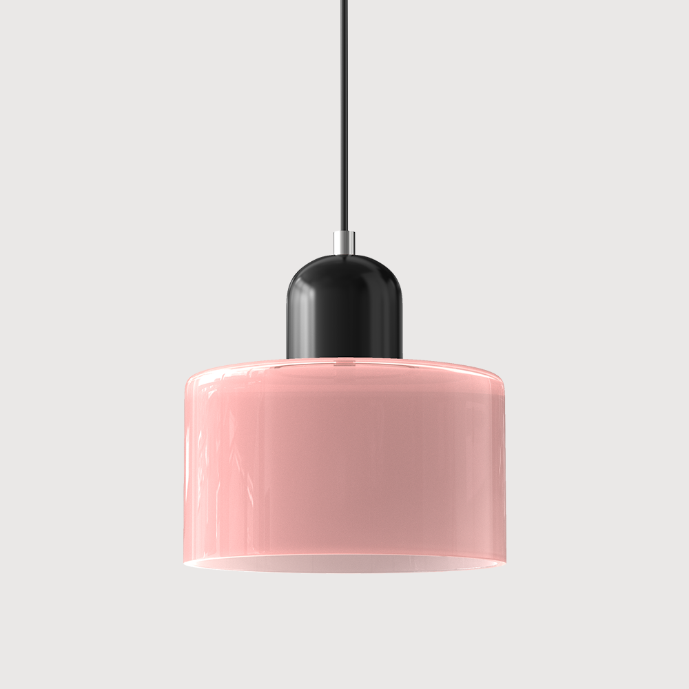 Lampe Pendante Bauhaus en Verre - Design Élégant avec Suspension Ajustable