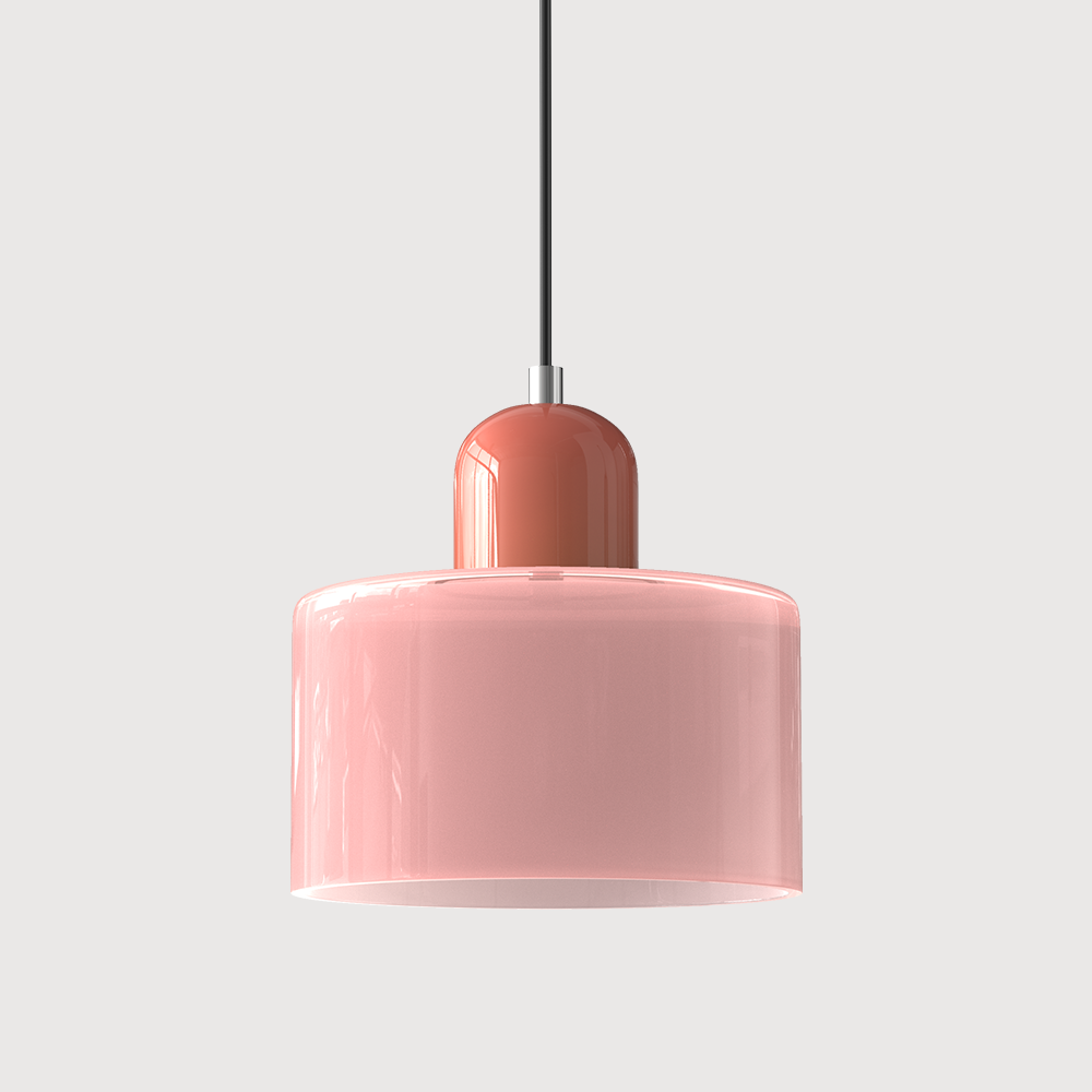Lampe Pendante Bauhaus en Verre - Design Élégant avec Suspension Ajustable