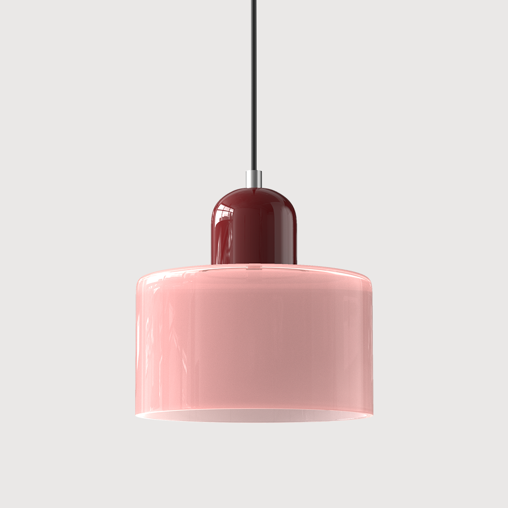 Lampe Pendante Bauhaus en Verre - Design Élégant avec Suspension Ajustable