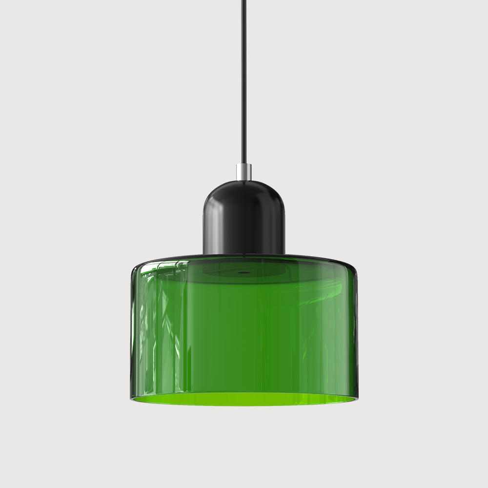 Lampe Pendante Bauhaus en Verre - Design Élégant avec Suspension Ajustable