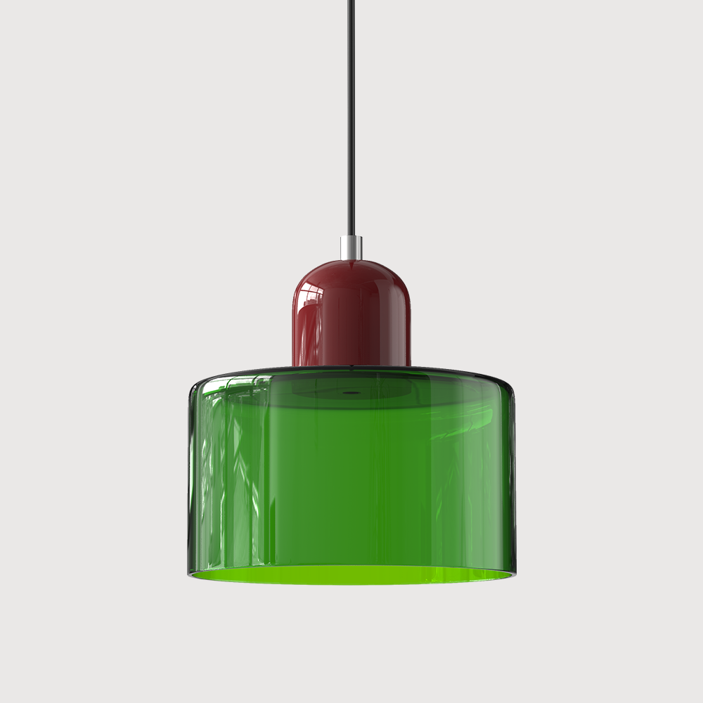 Lampe Pendante Bauhaus en Verre - Design Élégant avec Suspension Ajustable