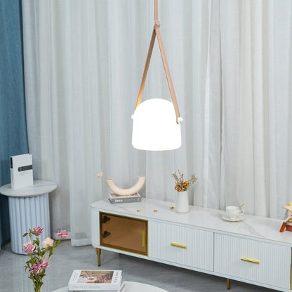 Suspension Mona Minimaliste en Métal et Verre - Éclairage LED Élégant pour Salon et Salle à Manger