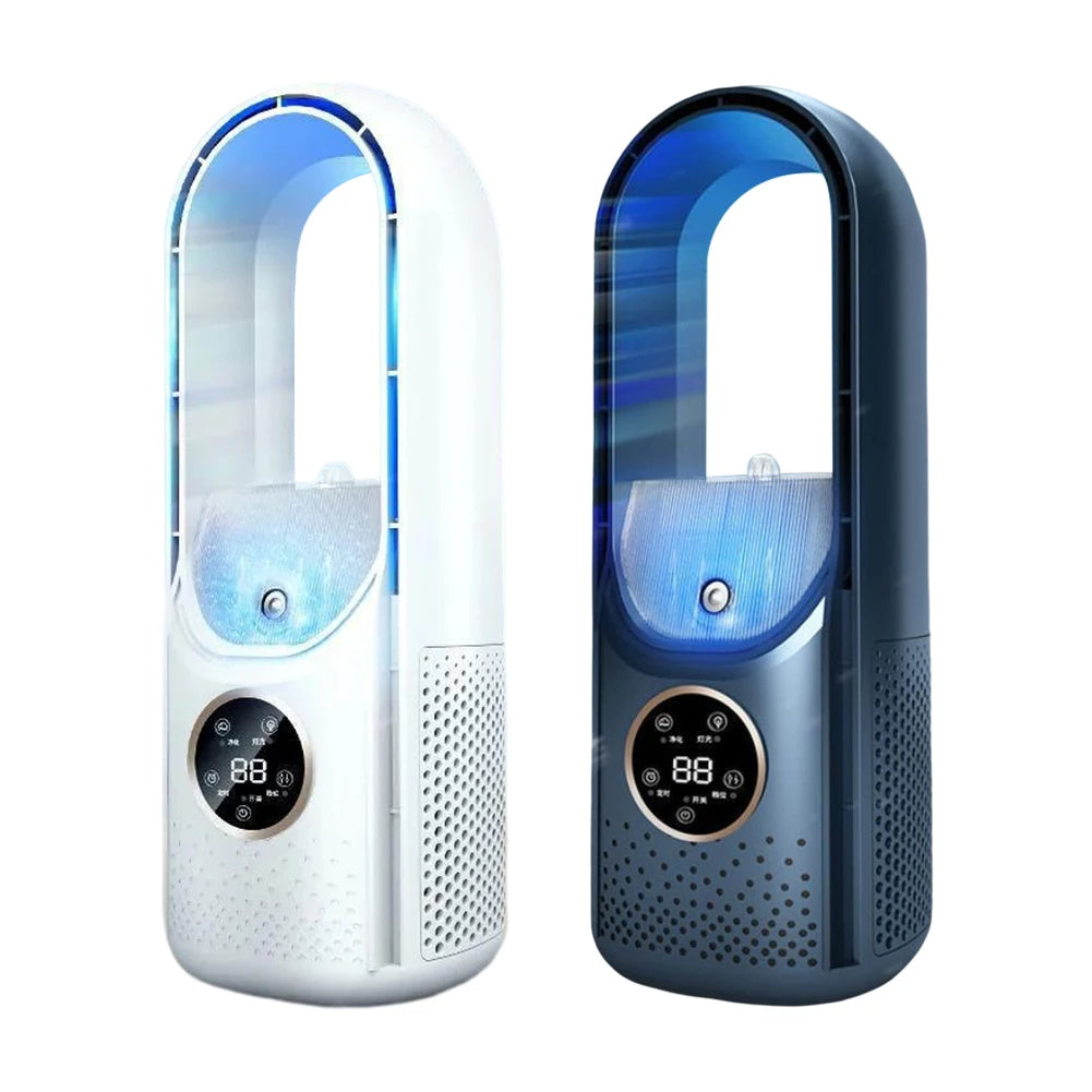 Climatiseur Portable Sans Pales USB – Silencieux, Compact et Écologique – BreezeFlow One pour Bureau & Maison