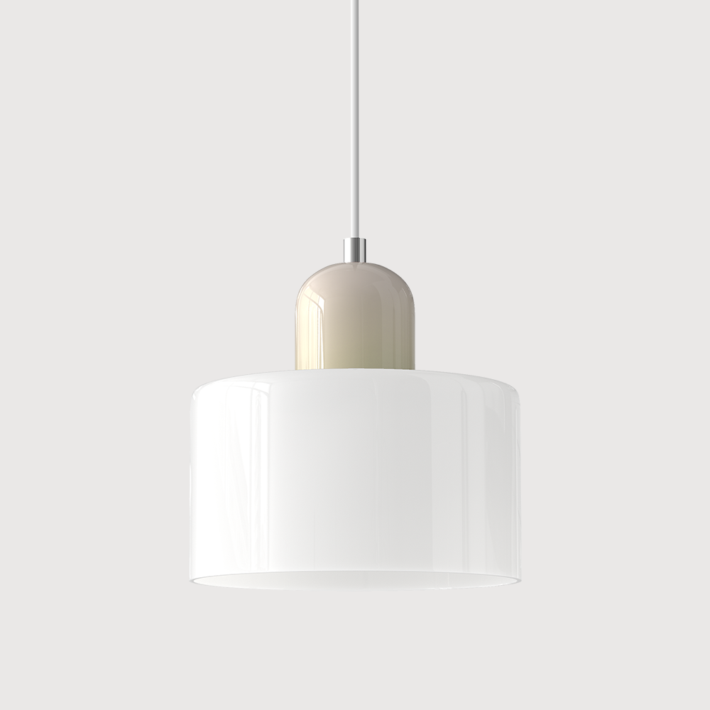 Lampe Pendante Bauhaus en Verre - Design Élégant avec Suspension Ajustable
