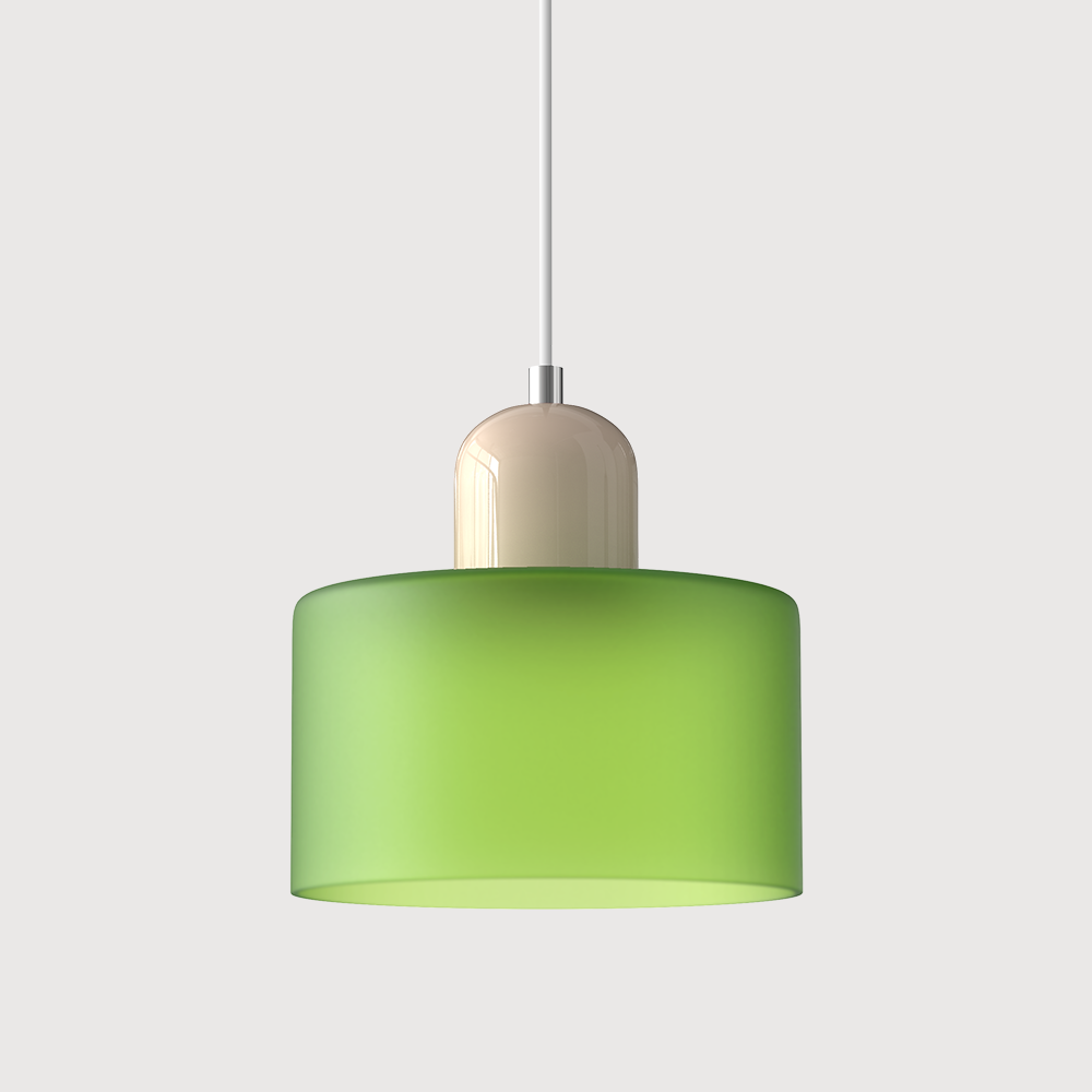 Lampe Pendante Bauhaus en Verre - Design Élégant avec Suspension Ajustable
