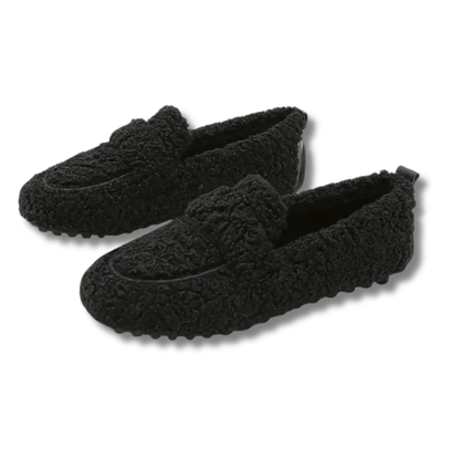 Chaussons DouceMarche – Mocassins d’Intérieur en Peluche, Confort Moelleux et Chaleur Douillette