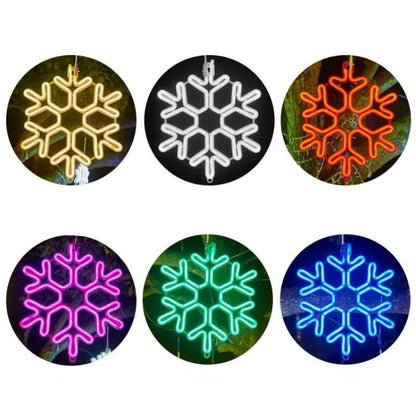 Guirlande LED Flocon de Neige Étanche - Décoration Noël Extérieure