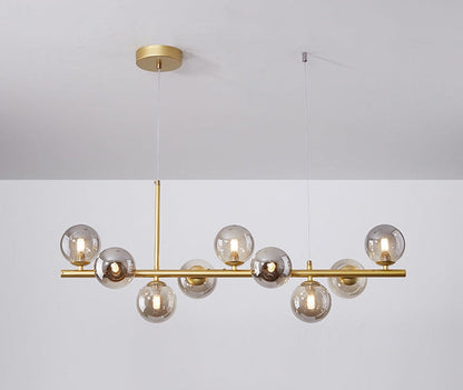 Armature - Pendelleuchte Luxueuse pour Salle à Manger, Élégance Moderne avec Verre et Métal