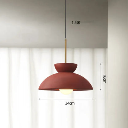 Lampe Pendante Nordic Simple Augustus – Design Minimaliste en Métal et Résine
