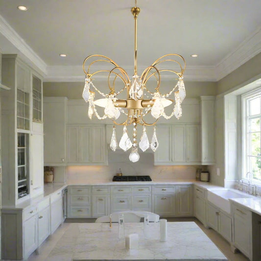 Chandelier Papillon pour Salon – Élégance Unique et Raffinée