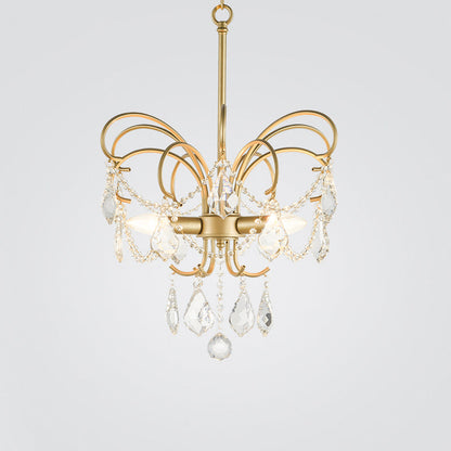 Chandelier Papillon pour Salon – Élégance Unique et Raffinée