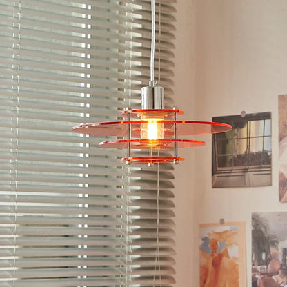 Suspension Moderne "UFO" en Acrylique - Design Contemporain et Élégant