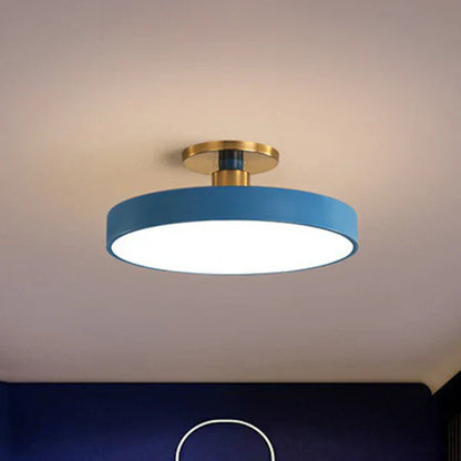 Plafonnier LED Rond au Design Minimaliste - Éclairage Moderne et Élégant pour Chambre