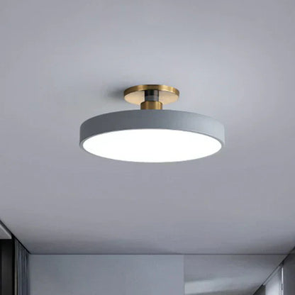 Plafonnier LED Rond au Design Minimaliste - Éclairage Moderne et Élégant pour Chambre
