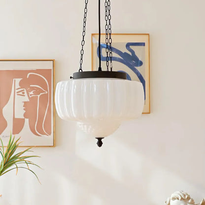 Suspension Minimaliste Blanche Moderne – Élégance Contemporaine