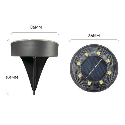 Lumières de Jardin Solaires LED Deluxe - Éclairage Extérieur Écologique et Économique