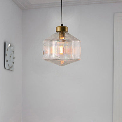 Suspension Moderne Drum en Verre - Éclairage Élégant et Raffiné pour Salon et Salle à Manger