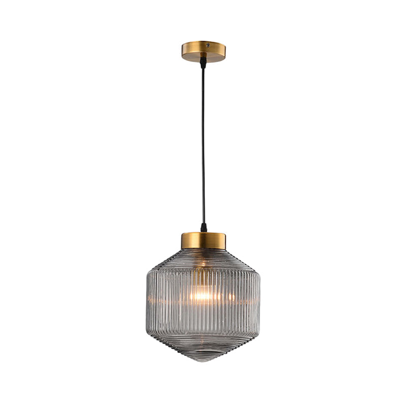 Suspension Moderne Drum en Verre - Éclairage Élégant et Raffiné pour Salon et Salle à Manger
