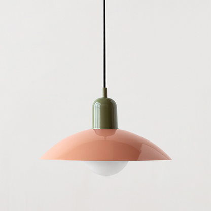 Suspension Macaron Moderne - Abat-jour en Verre Coloré, Design Unique, Idéale pour Cuisine et Salon