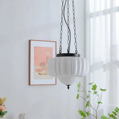 Suspension Minimaliste Blanche Moderne – Élégance Contemporaine