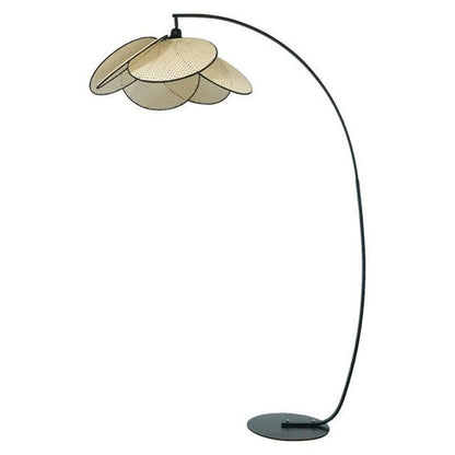 Lampe sur Pied en Rattan - Élégance Naturelle et Design Moderne
