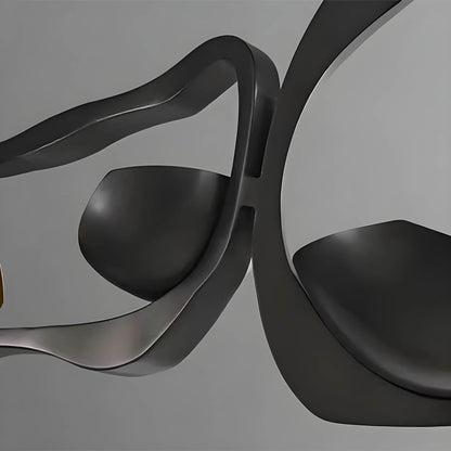 Suspension Moderne Artistique – Éclairage LED avec Design Organique