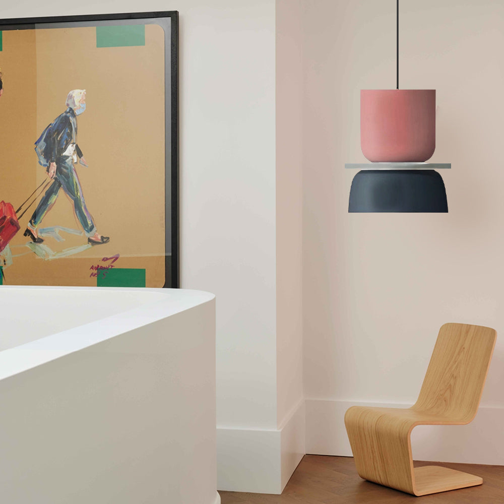 Suspension Moderne en Acrylique – Design Coloré avec Éclat Nordique