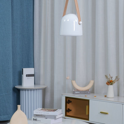 Suspension Mona Minimaliste en Métal et Verre - Éclairage LED Élégant pour Salon et Salle à Manger