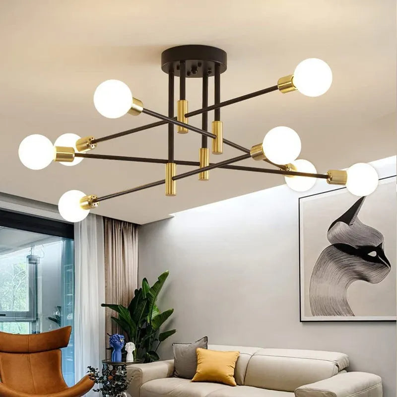 Suspension ORBITA – Éclairage Moderne en Métal avec Ampoule LED E27