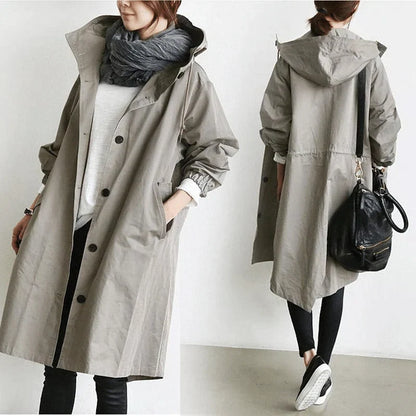 Veste Coupe-Vent Imperméable Oversize – Légère, Pratique et Élégante