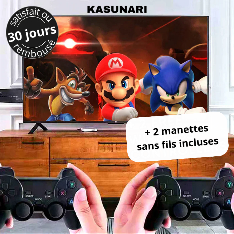 Console Retro Infinity Ultra – Plus de 40 000 Jeux Classiques, Connexion HDMI, Manettes Sans Fil Incluses