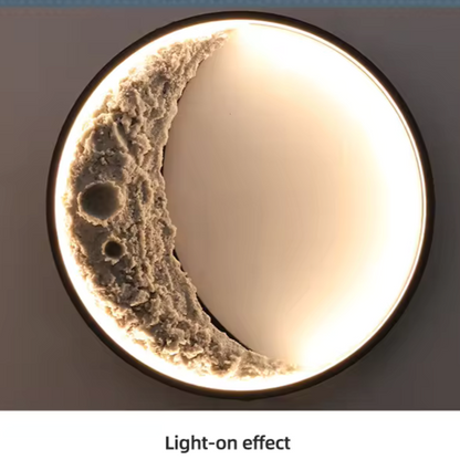 Lampe Murale 3D Lune LED – Éclairage Apaisant pour Intérieur Moderne