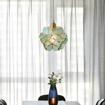 Suspension Pétale en Verre - Élégance Moderne et Design Vintage pour Votre Intérieur