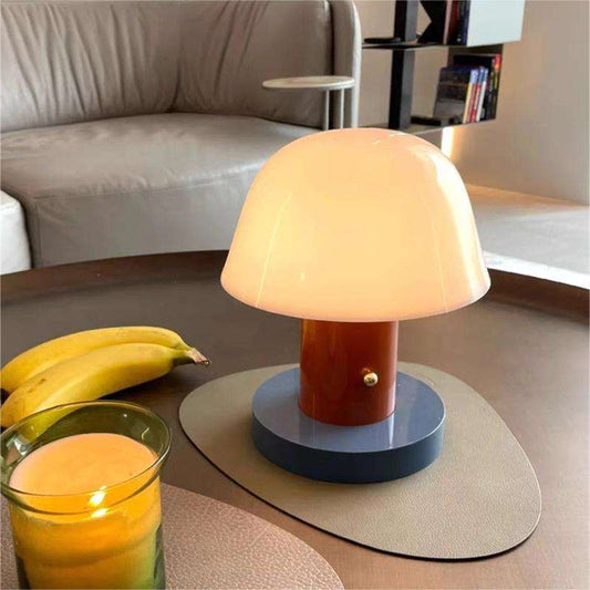 Lampe de Table Champignon LED – Design Naturel et Éclectique