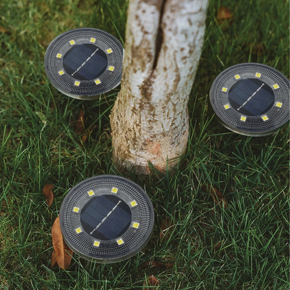 Lumières de Jardin Solaires LED Deluxe - Éclairage Extérieur Écologique et Économique