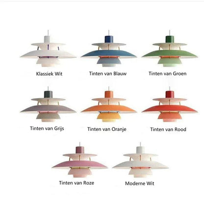 Lampe LED Suspendue Morandi – Design Moderne en Métal Coloré