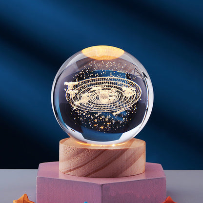 LumiOrb | Lumière en cristal 3D créative