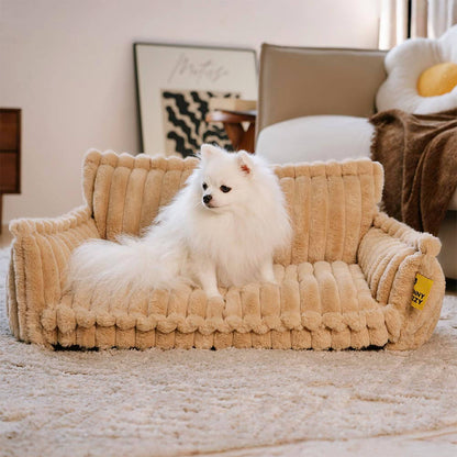 Lit Orthopédique pour Chien CaniSofa – Soutien Articulaire, Housse Lavable, Repose-Tête Confortable