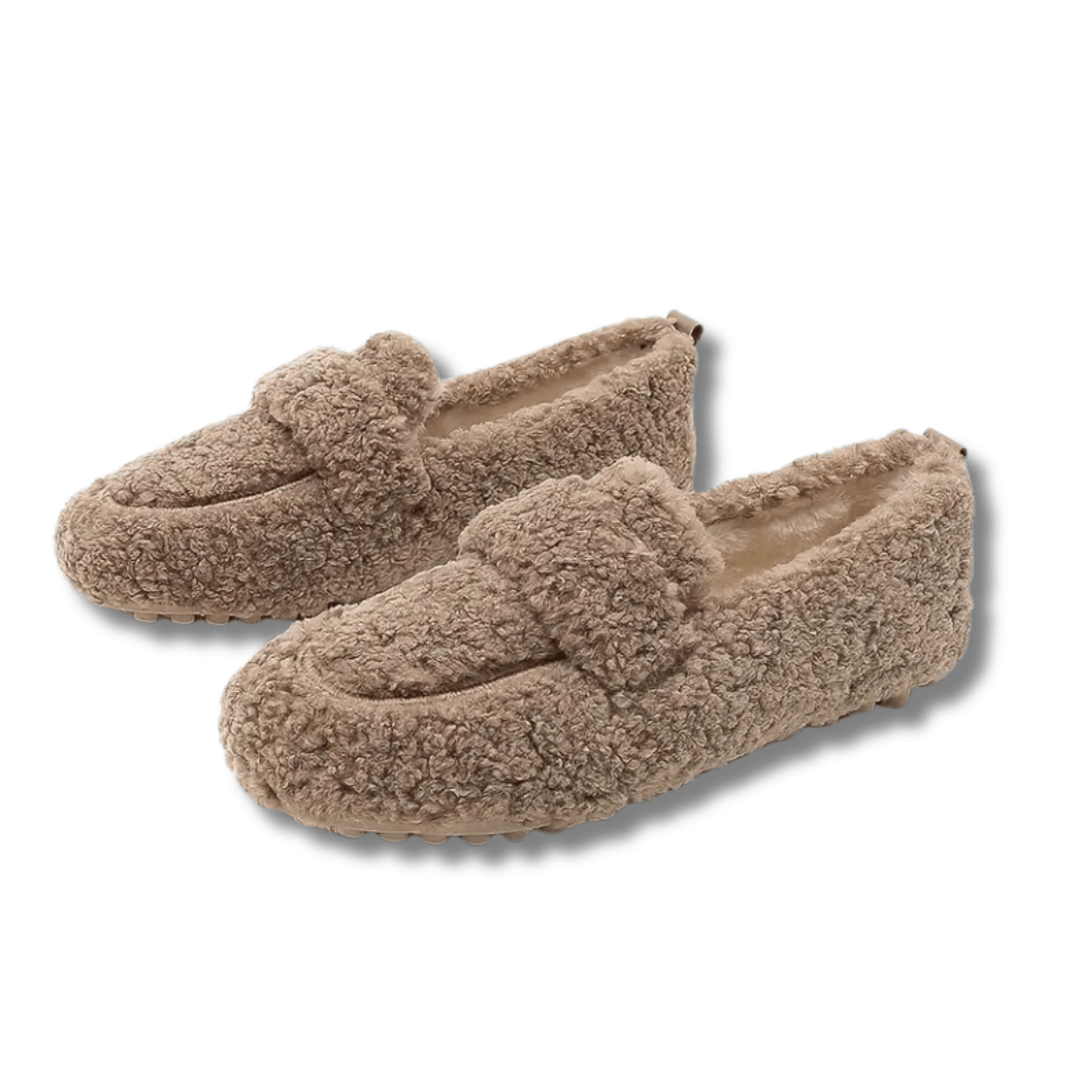 Chaussons DouceMarche – Mocassins d’Intérieur en Peluche, Confort Moelleux et Chaleur Douillette