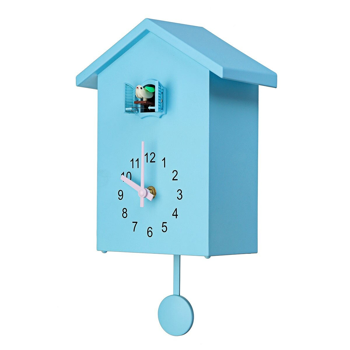Horloge Murale JoyCoo – Design de Coucou Classique, Sans Fil, en ABS Durable