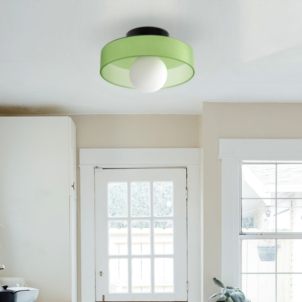 Lampe Moderne Ronde en Verre - Élégance Contemporaine pour Votre Intérieur