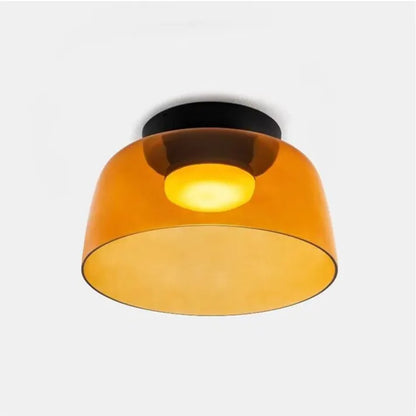 Plafonnier en Verre Design Médiéval Nordique – Éclairage Élégant et Chauffant pour Salon, Chambre ou Salle à Manger