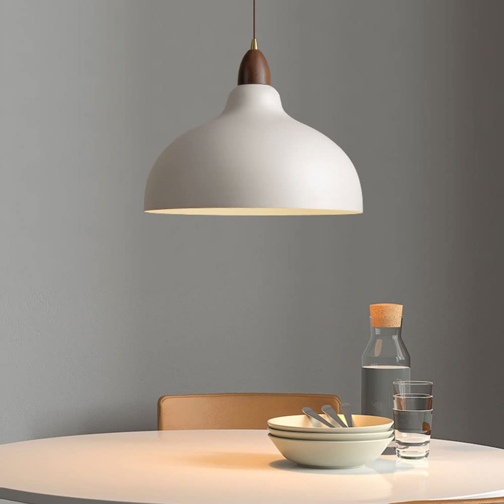 Lampe Suspendue Design en Bois et Métal - Élégance Scandinave, Variété de Couleurs