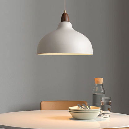 Lampe Suspendue Design en Bois et Métal - Élégance Scandinave, Variété de Couleurs