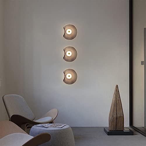 Applique Murale Moderne en Verre Amber - Éclairage LED Élégant et Fonctionnel