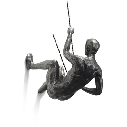 Ascendant | Ensemble de décoration murale homme grimpant créatif