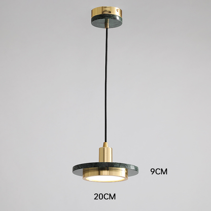 Suspension Moderne en Marbre - Lampe LED Élégante et Minimaliste